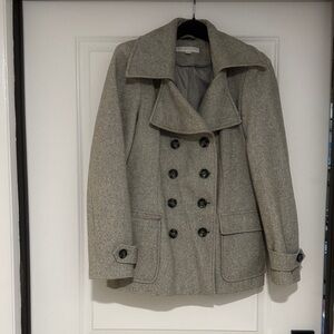 New York & Company Gray Pea Coat
